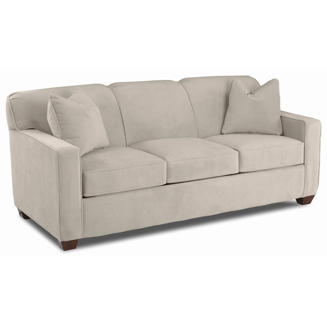 Klaussner Gillis Contemporary Dreamquest Queen Sleeper Sofa with Tight
